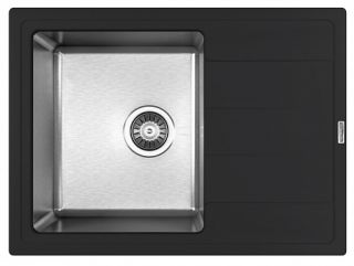 Кухонная мойка Florentina Комби 650 антрацит